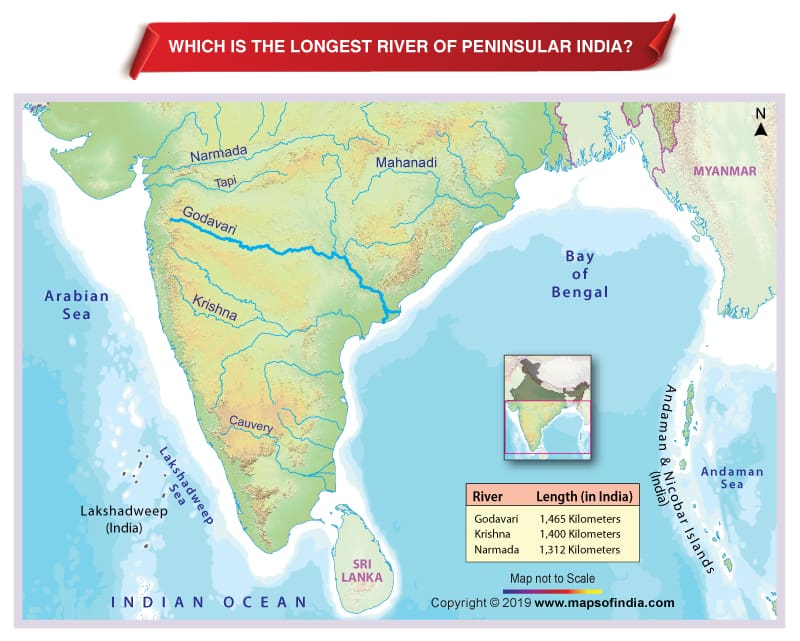 Which One Of The Following Is The Longest River Of The Peninsular India